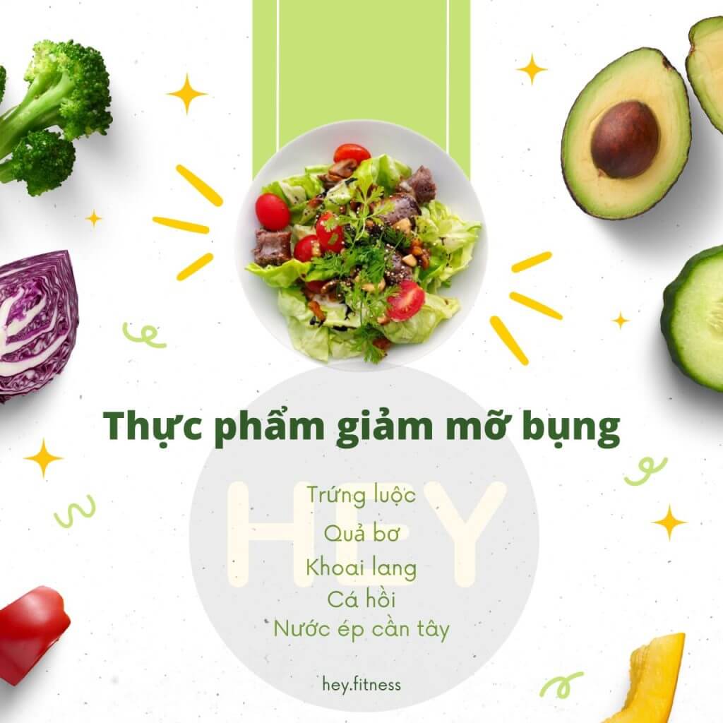 Thực phẩm giảm mỡ bụng