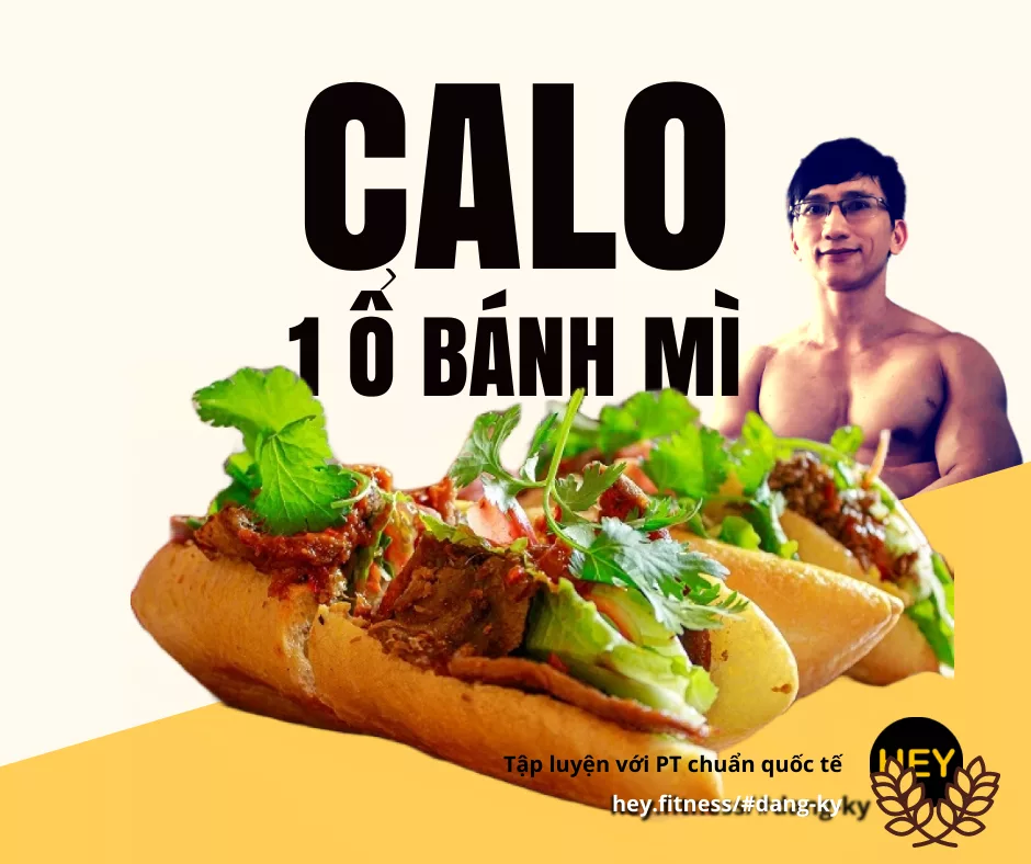 1 ổ bánh mì bao nhiêu calo