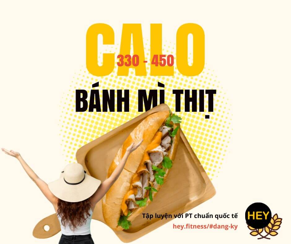 Bánh mì thịt bao nhiêu calo